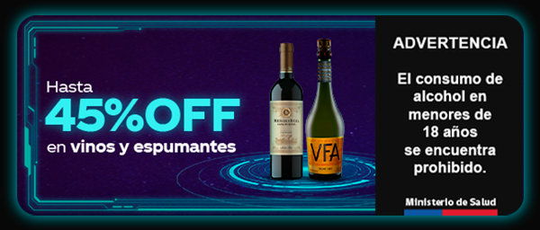 Hasta 50%OFF en vinos y espumantes