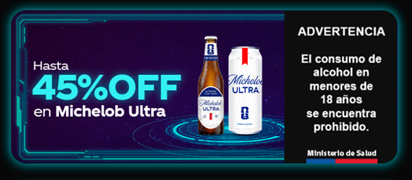 Hasta 45%OFF en Michelob Ultra