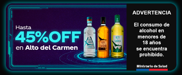 Hasta 45%OFF en Alto del Carmen