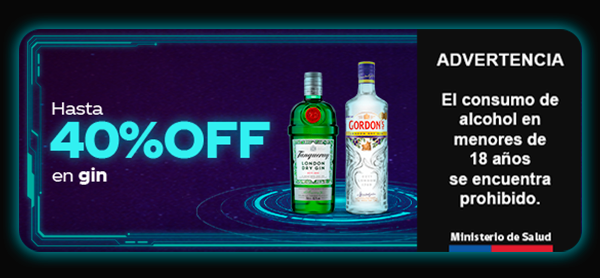 Hasta 40%OFF en gin