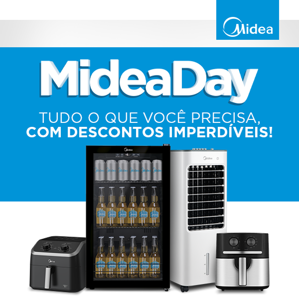 MideaDay - Tudo o que você precisa com descontos imperdíveis!