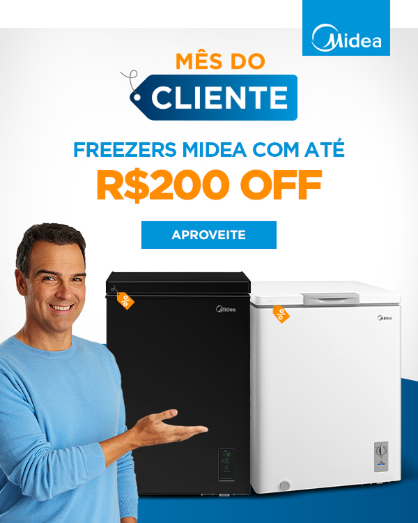 Midea - Mês do Cliente - Freezes Midea