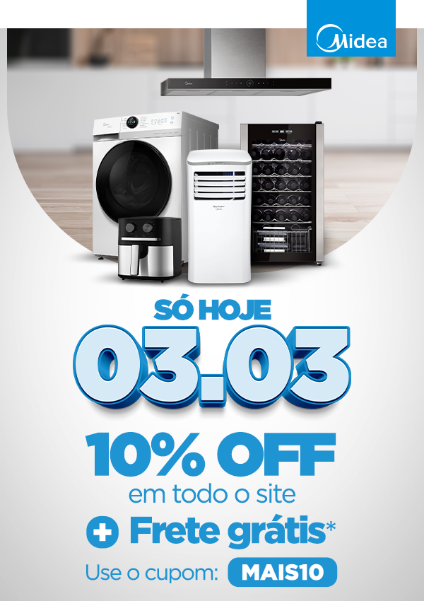 Midea - Só hoje 03.03