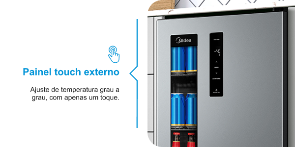 Painel touch externo