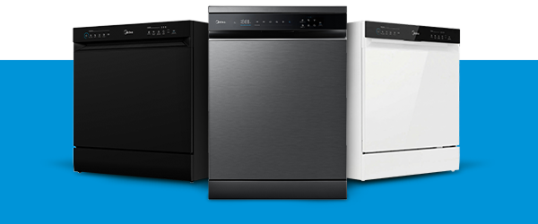 Lava-louças 8 serviços Preta Touch Plus Midea