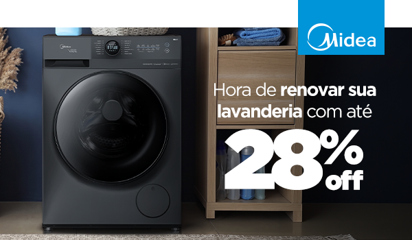 Hora de renovar sua lavanderia com até 28% OFF.