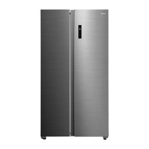 Geladeira Side by Side 511L Inverter Cor Inox Conectada Midea Outlet MD-RS710FGD461_OUT - 127v