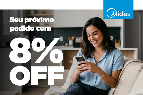 Seu próximo pedido com 8% off.
