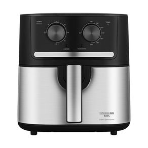 Fritadeira Air Fryer 5,5L Cyclone Preto e Inox Midea Outlet FM55S1_OUT - 127v