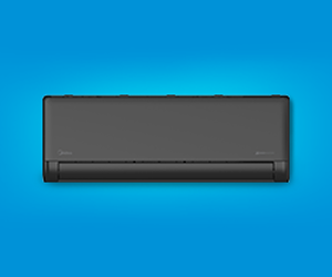 Ar-Condicionado Split 12000 BTUs Inverter AI Ecomaster Preto Grafite Q/F Midea