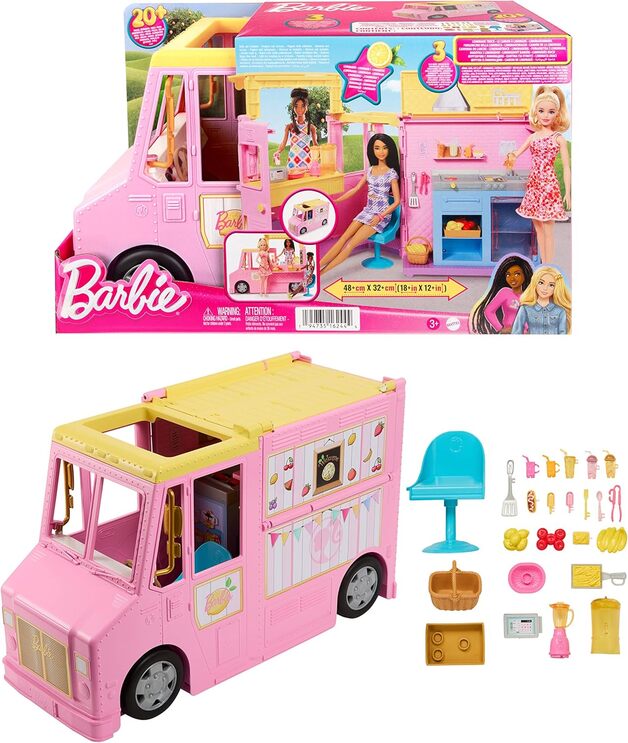 Image of Barbie: Lemonade Truck Playset