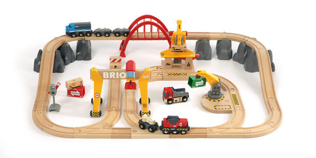 Image of Brio: Railway - Cargo Railway Deluxe Set