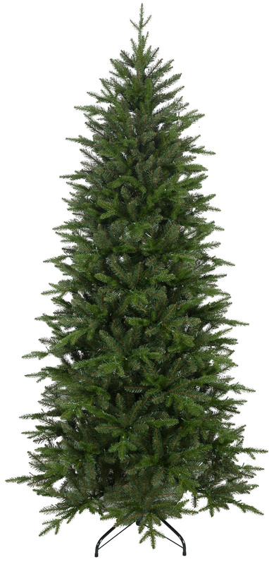 Image of 7ft Premium Artificial Slim Christmas Tree - 210cm