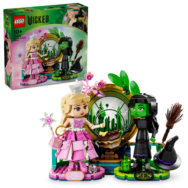 Image of LEGO Wicked Elphaba & Glinda Figures