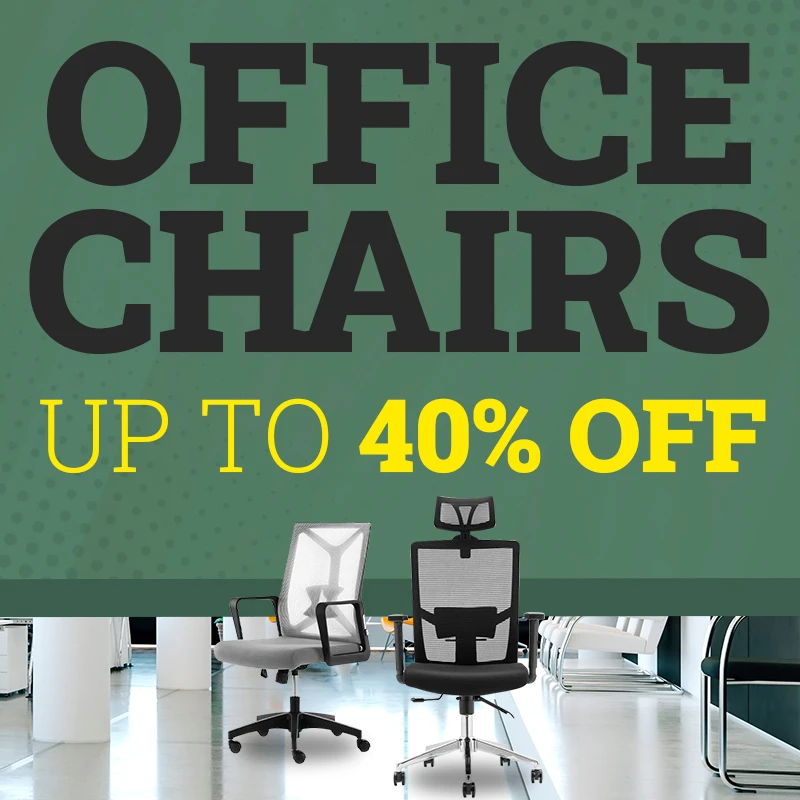 Office Chairs up to 40% off!