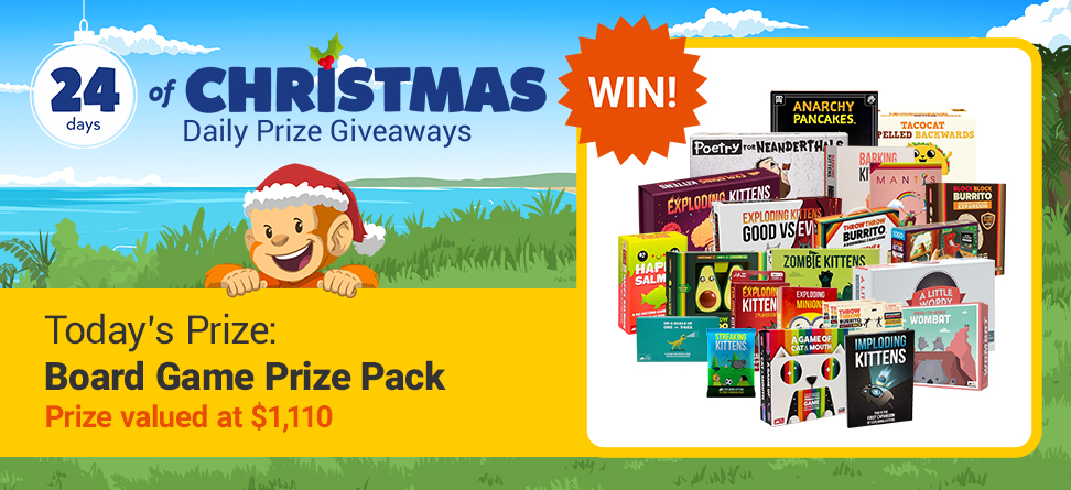 Shop to enter to win new daily prizes!