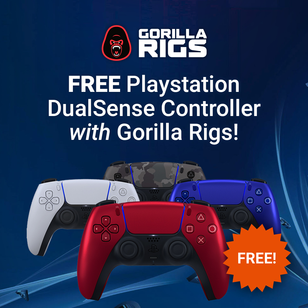 Gorilla Rigs with FREE Controller!