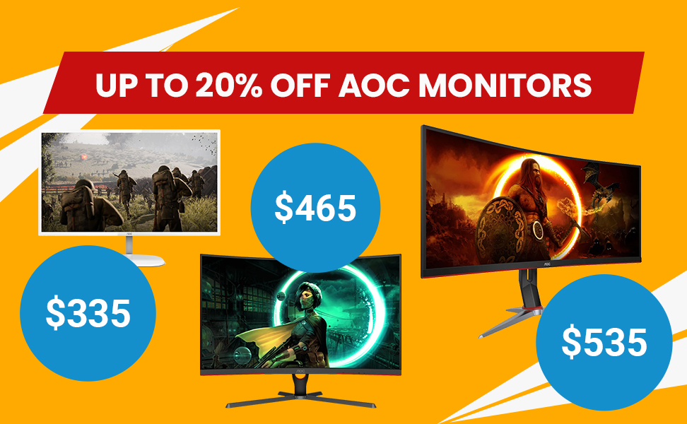 AOC Monitor deals