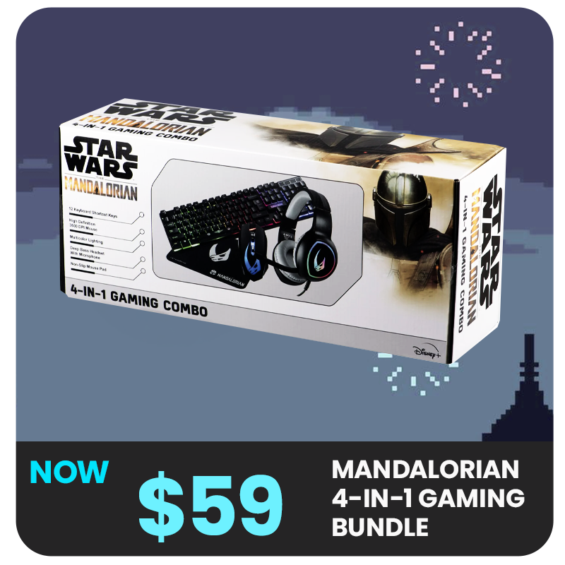 Disney Mandalorian 4-in-1 Gaming Bundle