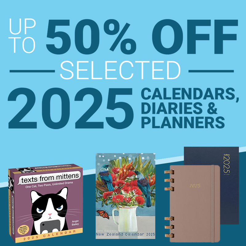 Up to 50% off Selected 2025 Calendars, Diaries & Planners