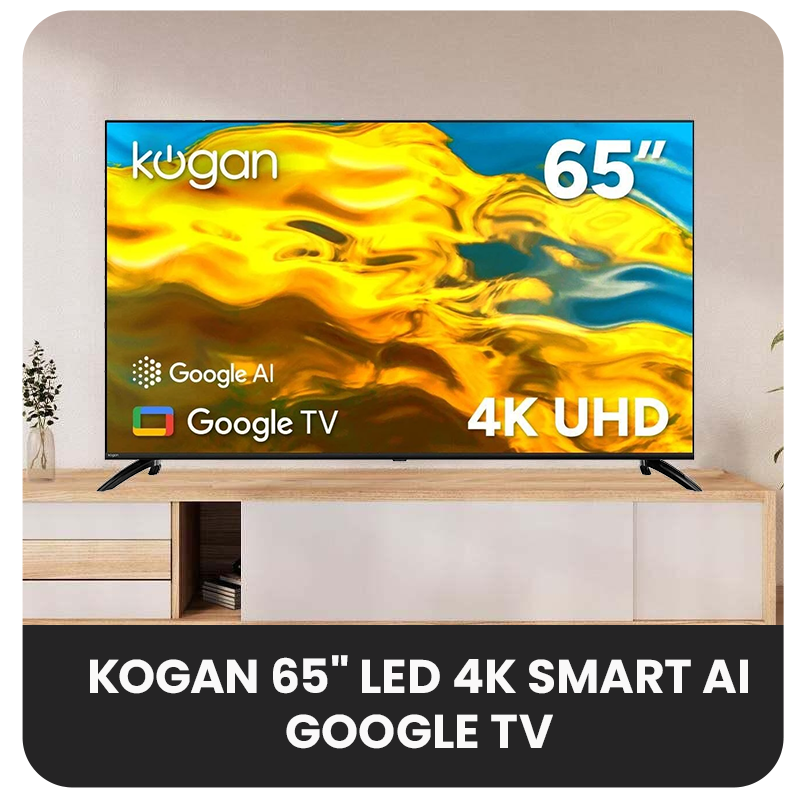 Kogan 65" LED 4K Smart AI Google TV