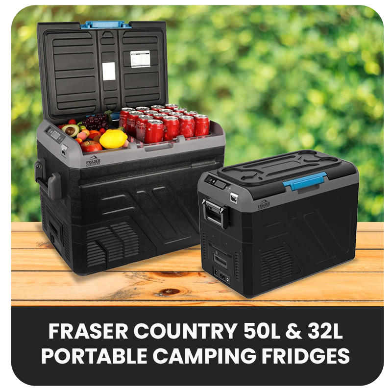 Fraser Country 50L & 32L Portable Camping Fridges