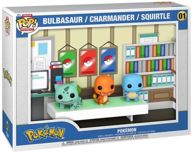 Image of Pokemon: Bulbasaur, Charmander, Squirtle - Deluxe Pop! Moment