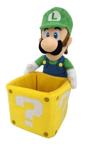 Image of Super Mario: Luigi and Coin Box - 9" Plush