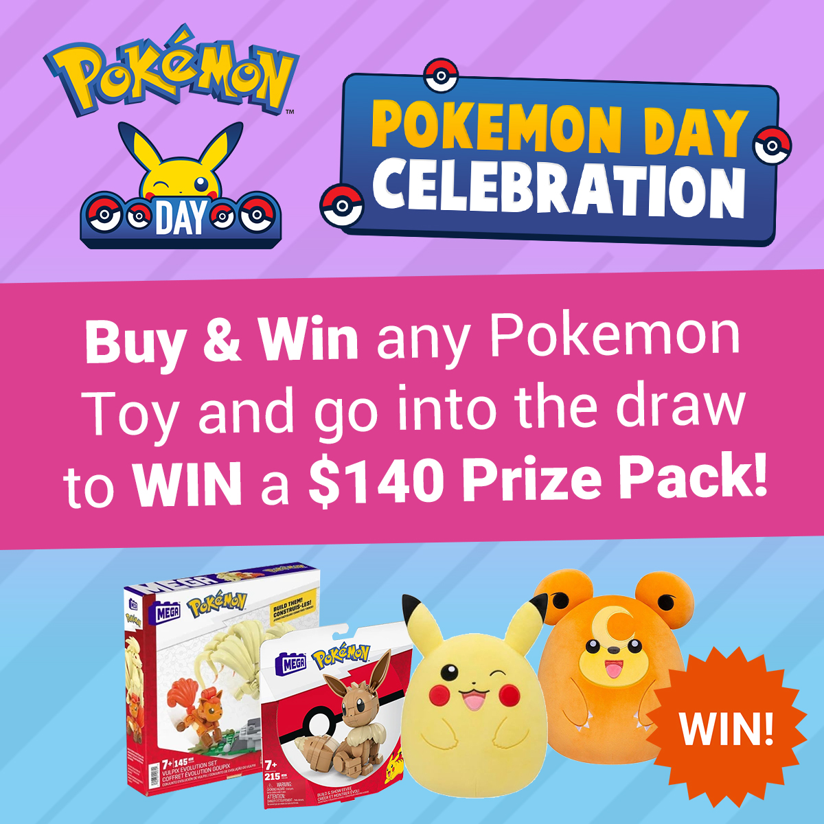 Be into WIN a $140 toys prize pack!