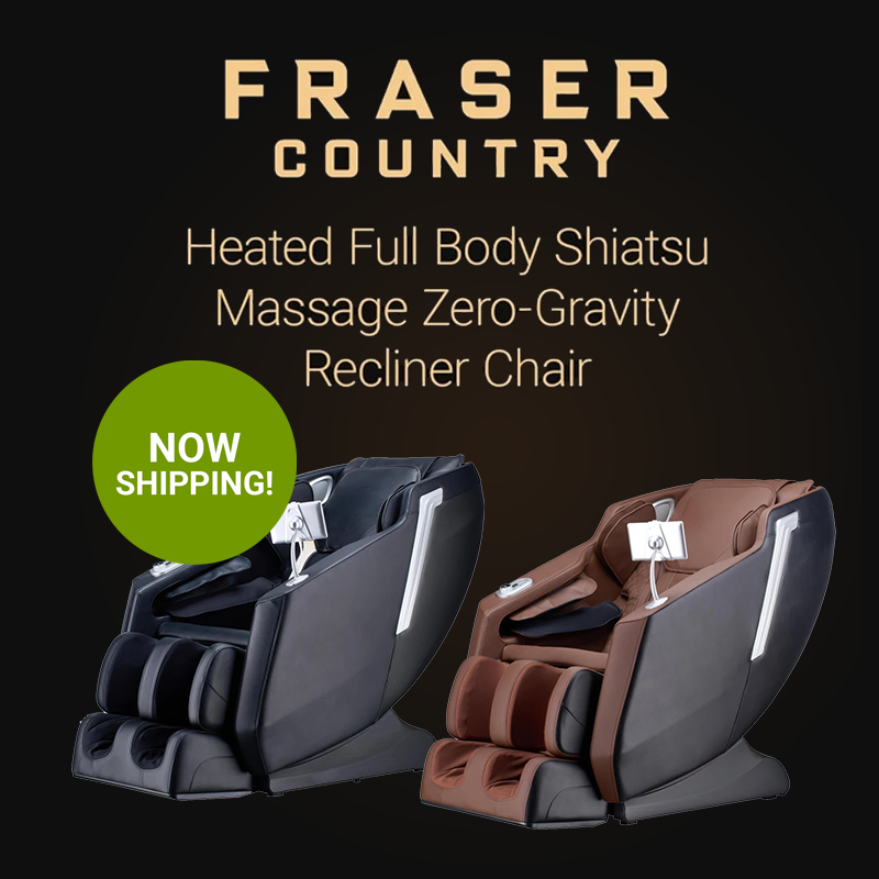 Fraser Country Heated Full Body Shiatsu Massage Zero-Gravity Recliner Chair