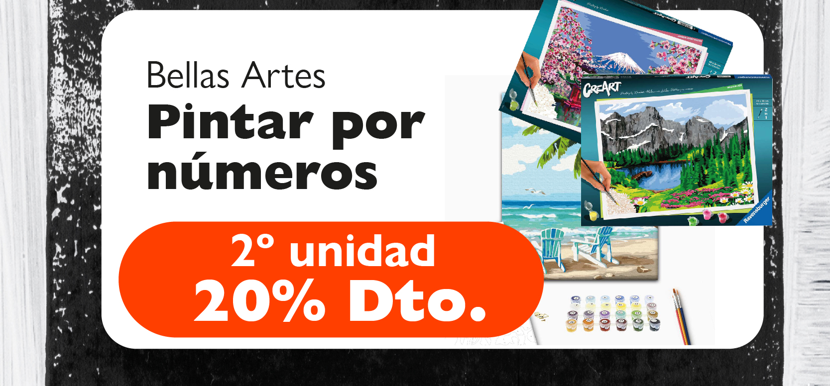 Bellas Artes Pintar por números 2º unidad 20% de descuento