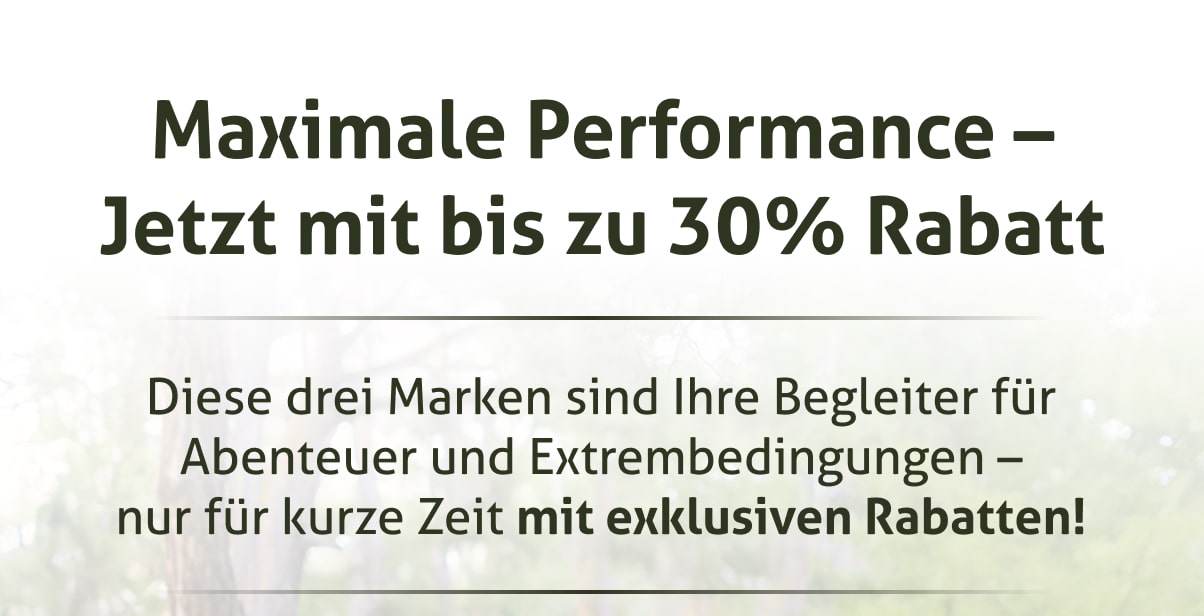 Maximale Performance – Jetzt mit bis zu 30% Rabatt