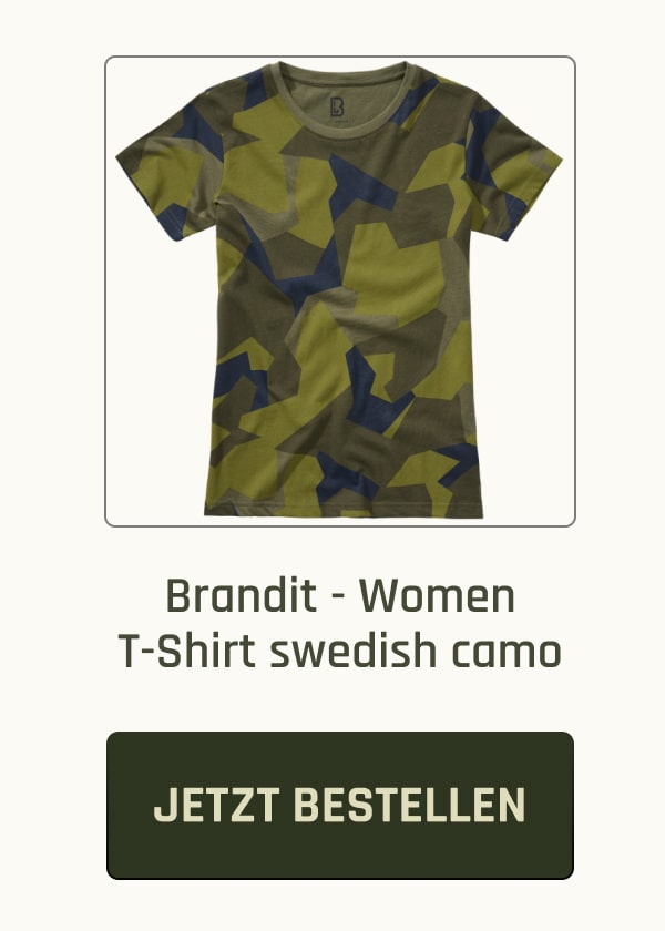 Brandit - Women T-Shirt swedish camo