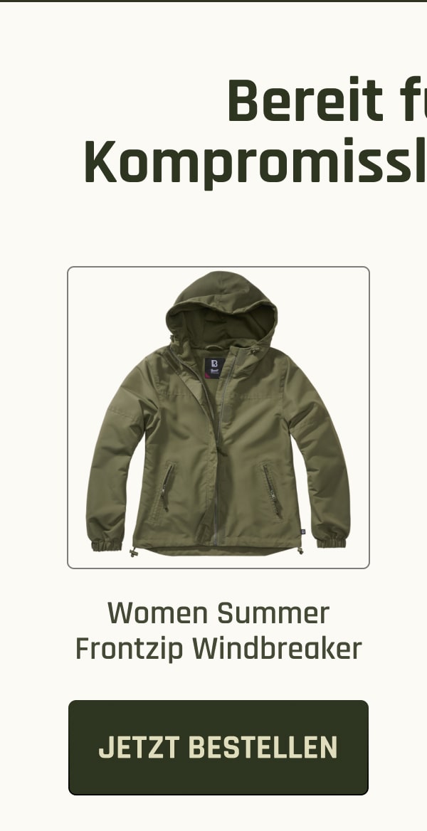 Women Summer Frontzip Windbreaker