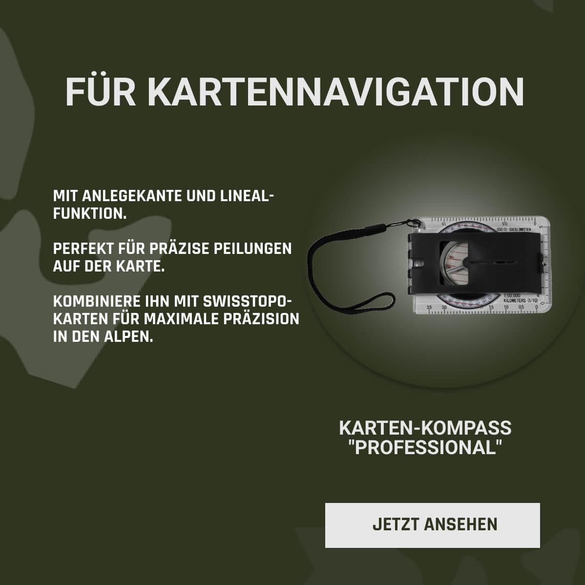 Unsere Empfehlung: Der Profi-Kompass für alpine Navigation