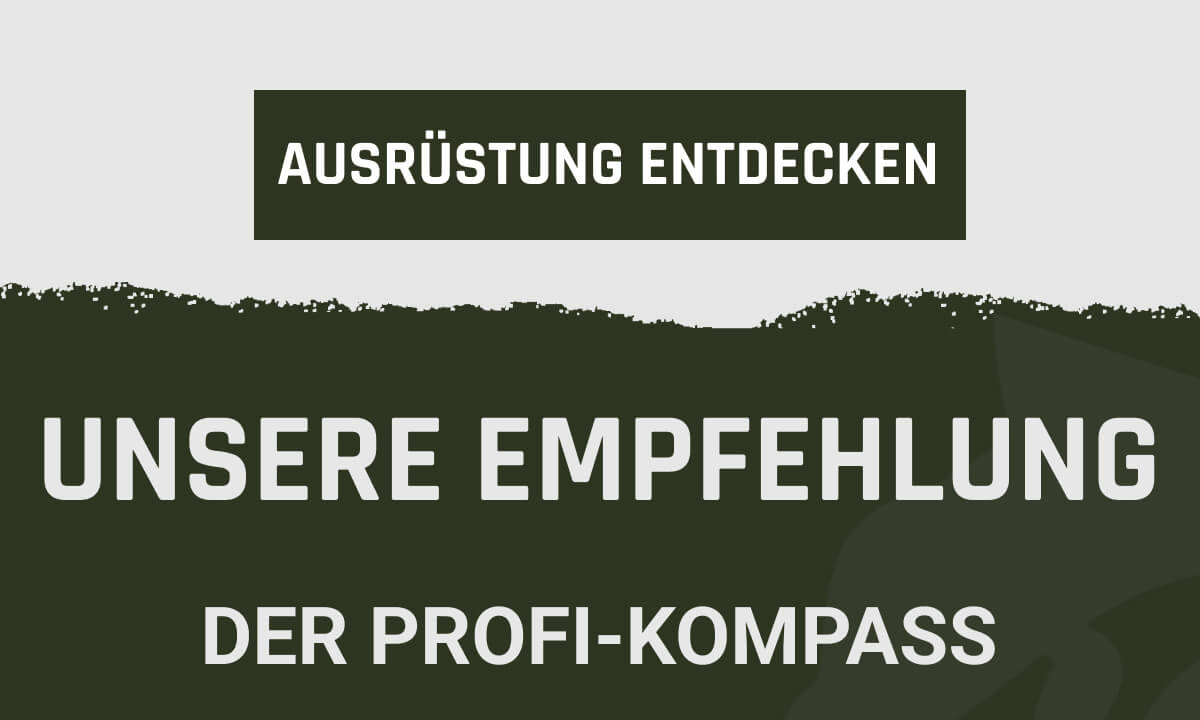 Karten-Kompass Professional transparent mit Anlegekante für präzise Navigation in den Alpen