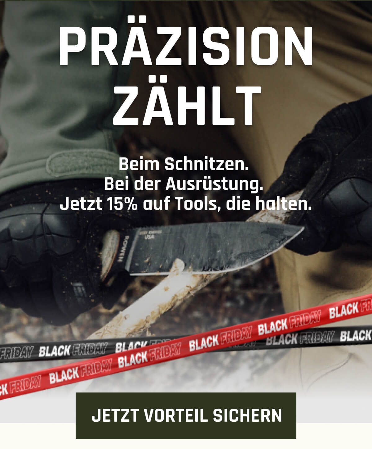 Ausgerüstet. Vorbereitet. Unaufhaltsam.