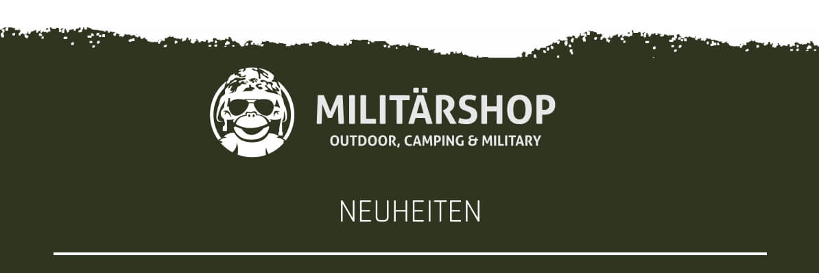 Militärshop Logo und Neuheiten