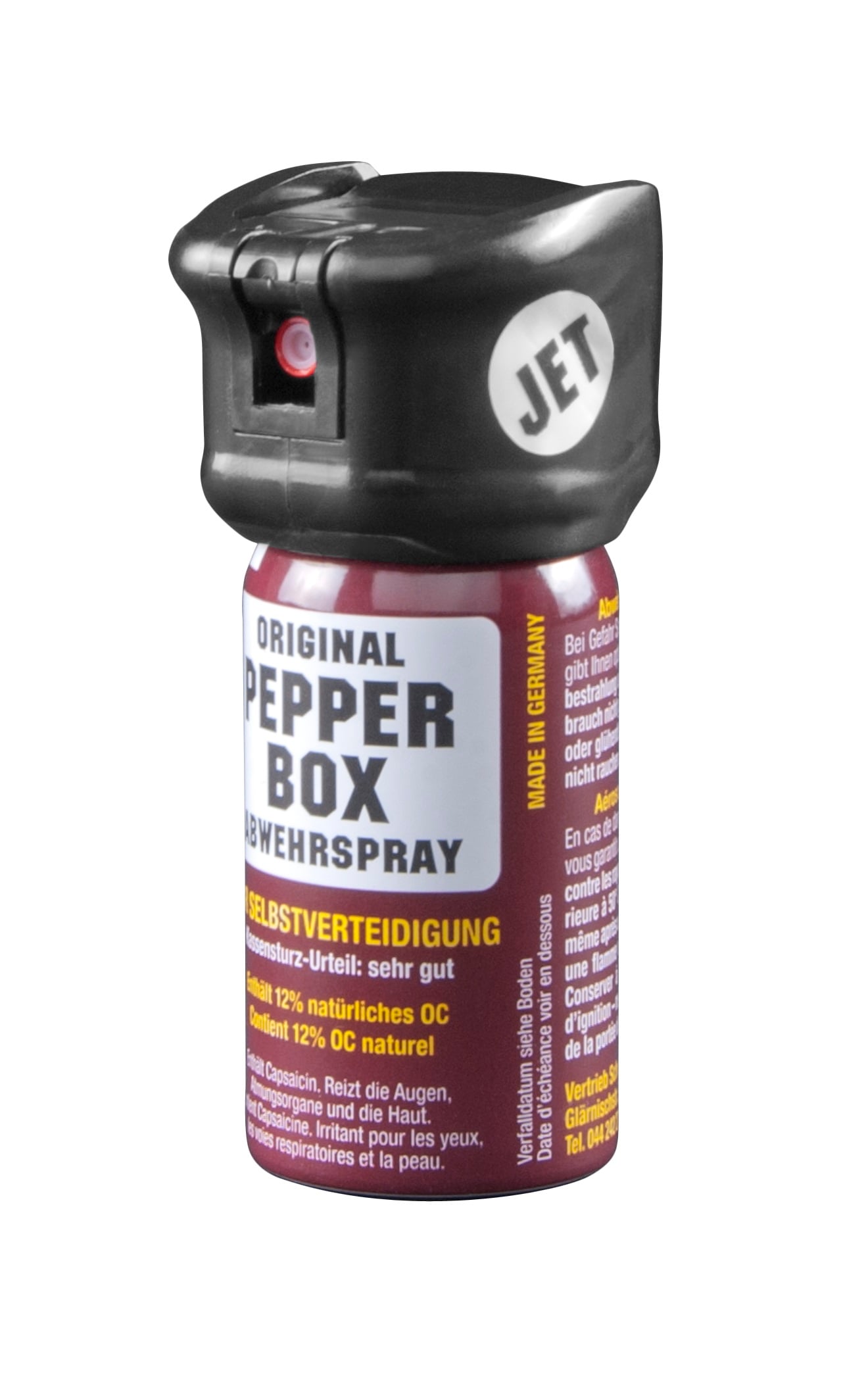 Image of Pepper-Box Pfefferspray - 40 ml, Flip-Top Kappe (Strahl)