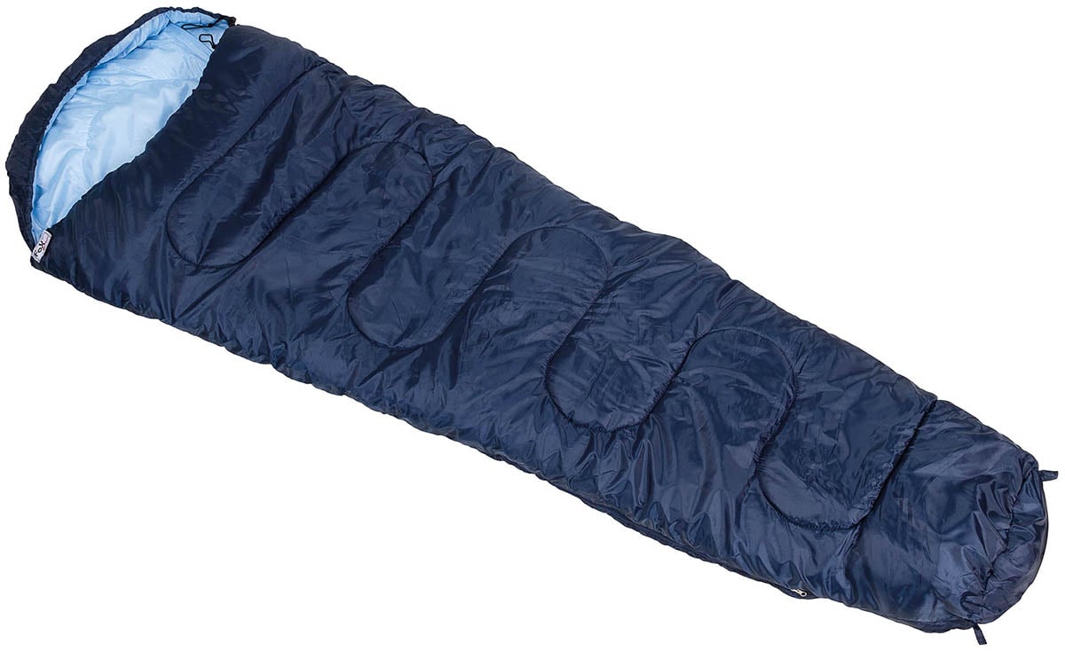 Image of Mumienschlafsack, blau, 2-lagige Füllung