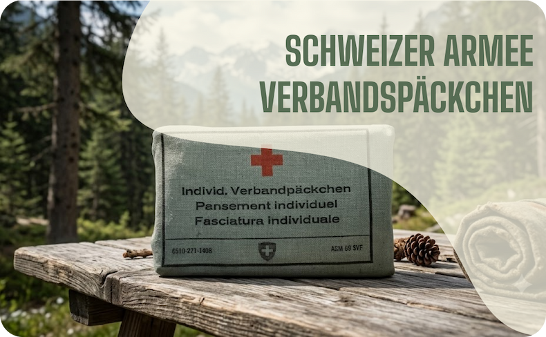 Schweizer Armee Verbandspäckchen