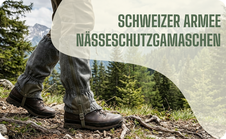 Schweizer Armee Nässeschutzgamaschen