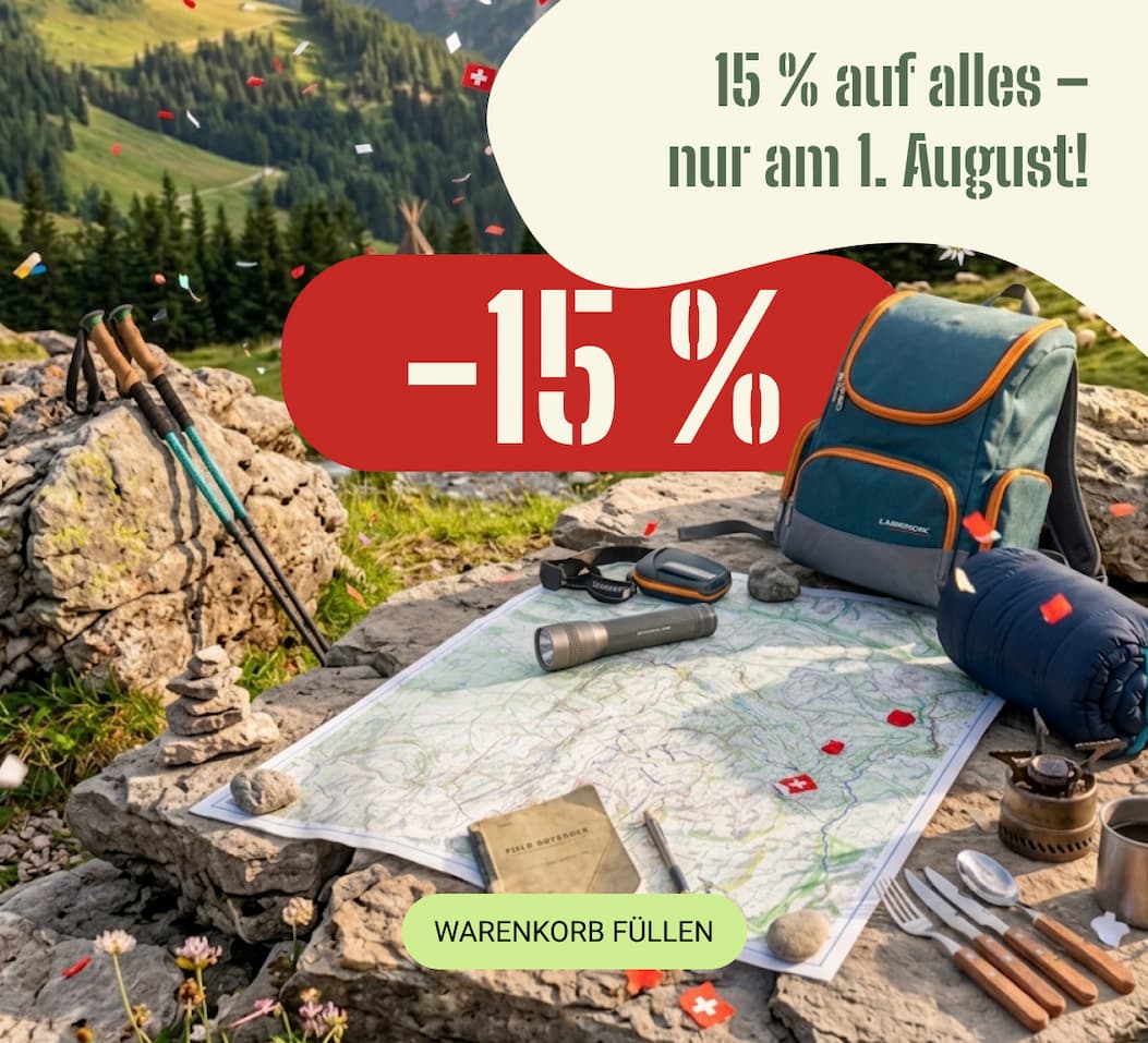 15 % auf alles – nur am 1. August!
