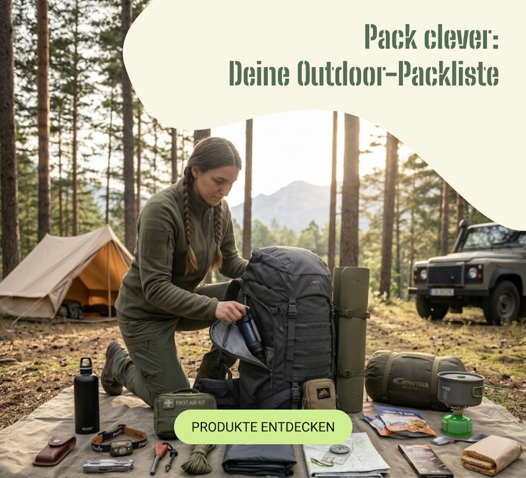 Pack clever: Deine Outdoor-Packliste