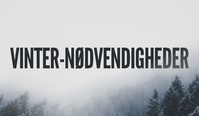 Vinter-Nødvendigheder