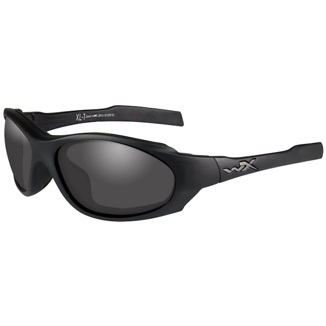 Wiley X XL-1 Advanced COMM Glasses - Smoke Grey + Clear + Light Rust Lens / Matte Black Frame