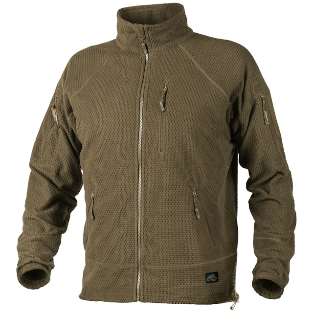Helikon Alpha Tactical Jakke Grid-fleece - Coyote