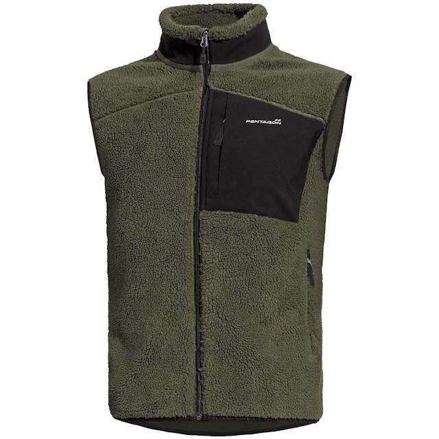 Pentagon Summit Sherpa Fleece Vest - RAL 7013