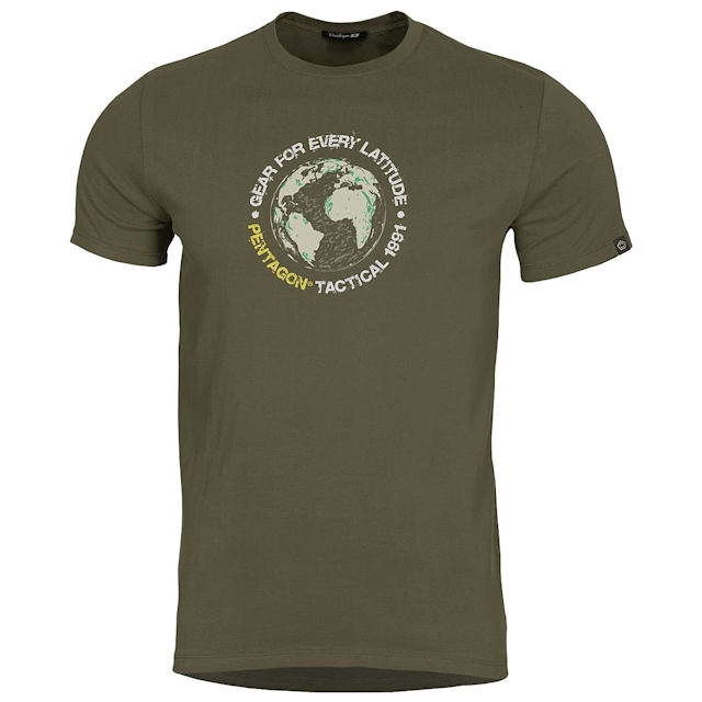 Pentagon Globe T-shirt - RAL 7013