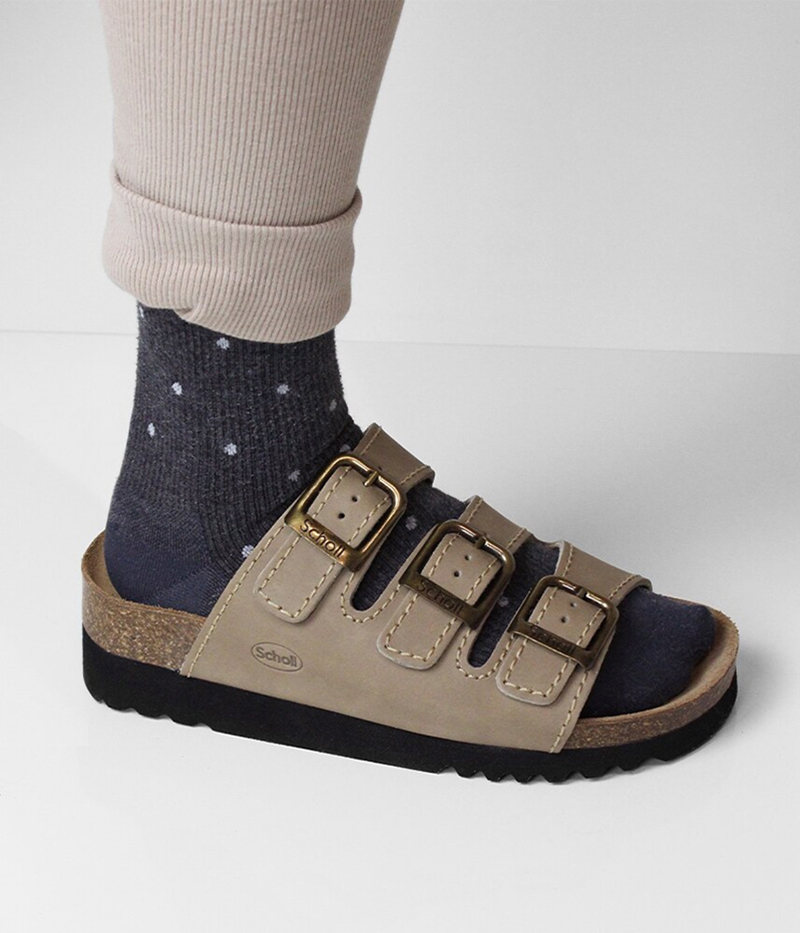 Scholl Rio i färgen beige